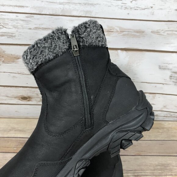 NEW Merrell Coldpack 3 Thermo Mid Waterproof Boots Womens Size 9.5 Side Zip - Picture 10 of 11
